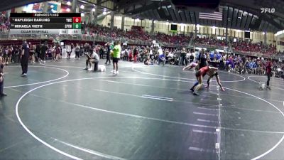 95 lbs Quarterfinal - Hayleigh Darling, Yutan Wrestling Club vs Mikaela Vieth, St Paul Youth Wrestling