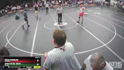 3A 220 lbs Quarterfinal - Rion Gordon, Clinton vs Emmanuel Deas, Aynor