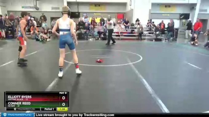 96 lbs Round 2 (6 Team) - Conner Reed, NCWAY vs Elliott Byers, Daytrip ...