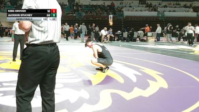 144 lbs Semifinal - King Orvosh, West-Oak vs Jackson Stuckey, Hanahan