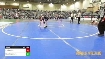 92 lbs Round Of 32 - Casey Watts, Team Aggression vs Darion Johnson, All-Phase Wrestling