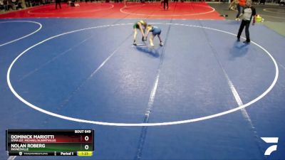 85 lbs Cons. Round 2 - Dominick Mariotti, STMA (St. Michael/Albertville) vs Nolan Roberg, Paynesville