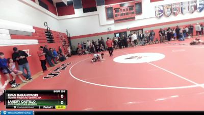 93 lbs Round 2 - Evan Baranowski, Victory Wrestling-Central WA vs Landry Castillo, Ascend Wrestling Academy