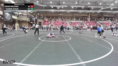 52 lbs Round 3 - Gabriel Dugan, Kansas Young Guns vs Kialea Pelletier, Westy Futures