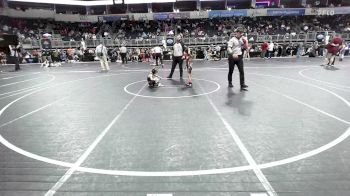 46 lbs 7th Place - Donovan Morris, Lees Summit Bronco Youth Wrestling vs Jarrett Trimm, Bulls WC