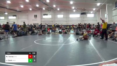 114 lbs Pools - Myles Torres, Ohio Gold vs Jayson Clark, Michigan Mayhem