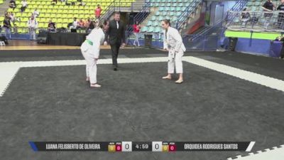 Orquidea Rodrigues Santos vs Luana Felisberto De Oliveira 2026 CBJJE International BJJ Championships