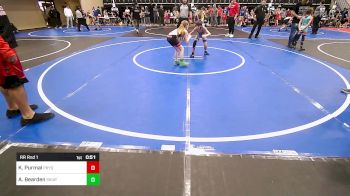 61 lbs Rr Rnd 1 - Kacy Purmal, Pryor Tigers vs Aurora Bearden, Skiatook Youth Wrestling