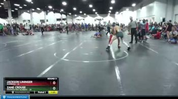 105 lbs Round 3 (8 Team) - Zane Crouse, Mayfield Mat Academy vs Jackson Lininger, D3PRIMUS