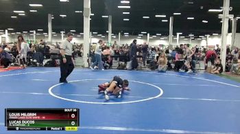56 lbs Round 8 (10 Team) - Lucas Ducos, FL Scorpions vs Louis Milgrim, Finger Lakes Elite White