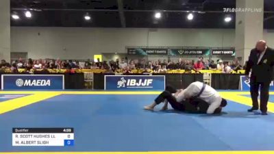 RANDY SCOTT HUGHES LL vs MICHAEL ALBERT SLIGH 2021 World Master IBJJF ...