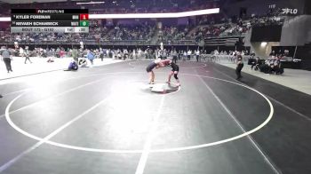 Cons. Round 1 - Nevaeh Schanbeck, Watertown vs Kyler Foreman, Miller/Highmore-Harrold