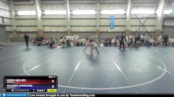 106 lbs Champ Round 1 (16 Team) - Aiden Nelmes, Oregon 1 vs Madden Sandoval, Montana 2