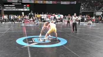 4A 165 lbs Champ. Round 1 - Daniel Madrid, Artesia vs Tristan Lopez, Belen