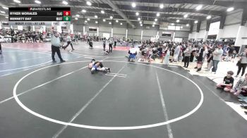 87 lbs Rr Rnd 3 - Ryker Morales, BlackCat WC vs Bennett Day, Mustangs WC