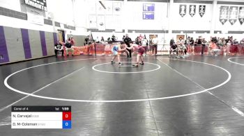 120 lbs Consi Of 4 - Nico Carvajal, Edge Wrestling (Hoboken) vs Dion Mesanko-Coleman, Shore Thing WC