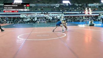 132 lbs Placement (16 Team) - Cameron Spencer, Richlands vs Paul Eaton, Western Branch