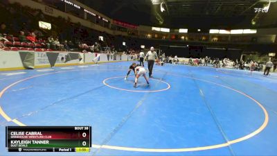 63-73 lbs Round 1 - Celise Cabral, Grindhouse Wrestling Club vs Kayleigh Tanner, Dust Devils