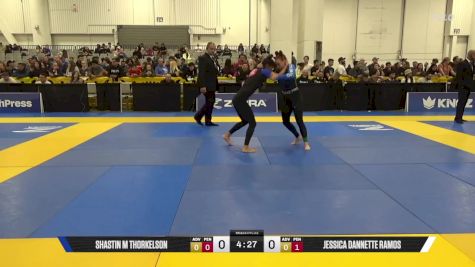 JESSICA DANNETTE RAMOS vs SHASTIN M THORKELSON 2025 World IBJJF Jiu-Jitsu No-Gi Championship