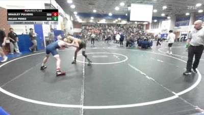 113 lbs Champ. Round 1 - Bradley Pulvers, Redondo Union vs Julian Perez, Royal