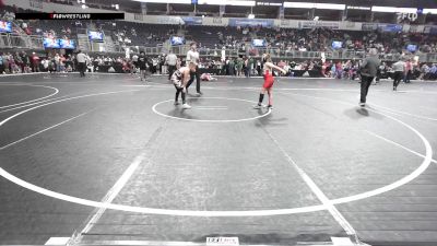 100 lbs 5th Place - Carson Crabtree, Rough Riders vs Axton Donahoo, Falls City Wrestling Club
