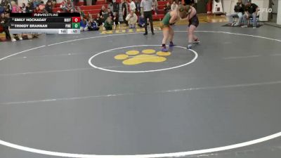 170 lbs Cons. Semi - Emily Hockaday, Moffat vs Trinidy Brannan, Pinedale