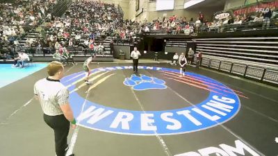 4A 106 lbs Cons. Round 1 - Jett Rogers, Snow Canyon vs Quinton Darley, Green Canyon