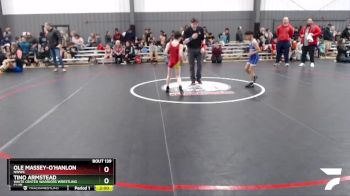 63 lbs Quarterfinal - Ole Massey-O`Hanlon, NWWC vs Tino Armstead, White Center Warriors Wrestling Club