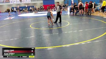 106 lbs Round 2 (4 Team) - Elias Steely, Huntsville vs Aiden Cano, Rossview