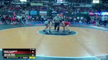 G - 145 lbs Champ. Round 2 - Brylee Rees, Frenchtown (Girls) vs Riley Clampitt, Glasgow (Girls)