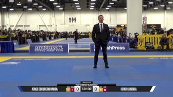 Heikki Jussila vs Jorge Escudero Barba 2025 World IBJJF Jiu-Jitsu No-Gi Championship