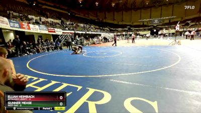 106 lbs Placement (16 Team) - Gunner Mease, West-Oak vs Elijah Heimbach, Bethlehem Liberty