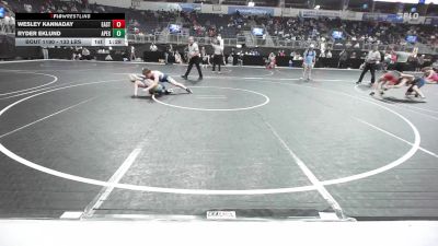 133 lbs Consolation - Wesley Kannaday, East Kansas Eagles vs Ryder Eklund, Apex