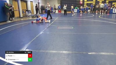 55-60.2 lbs Quarterfinal - Journey Poole, Felix Wrestling Acad. vs Ruby Crissman, Crtc