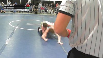 150 lbs Round Of 128 - Carter Price, WV vs Cohen Olsen, TX