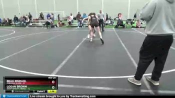 138 lbs Cross Bracket (8 Team) - Logan Brown, South Dakota Frenzy vs Beau Rindahl, Montana Silver