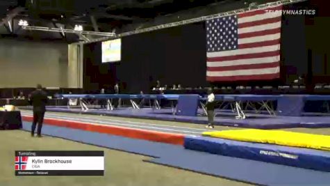 Kylin Brockhouse - Tumbling, CIGA - 2021 USA Gymnastics Championships