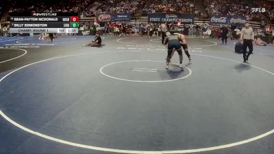 D 1 190 lbs Champ. Round 1 - Sean-Payton McDonald, Holy Cross vs Billy Edmonston, Live Oak