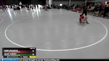 132 lbs Cons. Round 3 - Kelby Harvey, Team Idaho Wrestling Club vs Zane Mochocki, Relentless Training Center