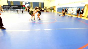 115 lbs 3rd Place Match - Bethenney Villalobos, PREMIER WRESTLING vs Valeria Garcia, Villa Park High School