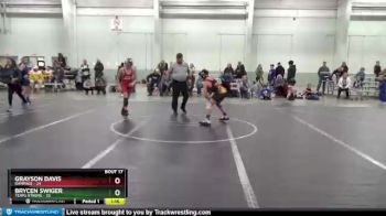 92 lbs Round 5 (8 Team) - Grayson Davis, Rampage vs Brycen Swiger, Terps Xtreme