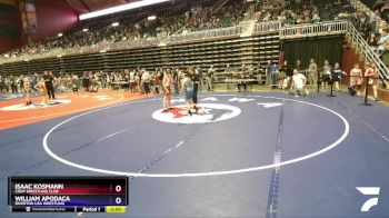 117 lbs Semifinal - Isaac Kosmann, Cody Wrestling Club vs William Apodaca, Riverton USA Wrestling