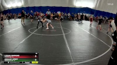 56 lbs Round 2 (6 Team) - Logan Simpkins, Pursuit WC vs Keegan Leddy, Brawler Elite