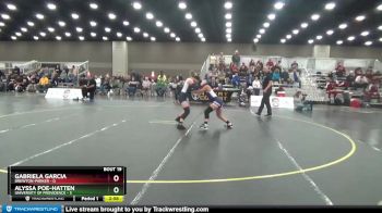 109 lbs 2nd Wrestleback (16 Team) - Alyssa Poe-Hatten, University Of Providence vs Gabriela Garcia, Brewton-Parker