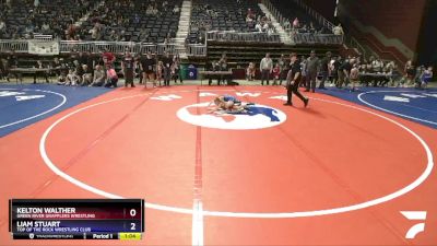 70 lbs Quarterfinal - Kelton Walther, Green River Grapplers Wrestling vs Liam Stuart, Top Of The Rock Wrestling Club