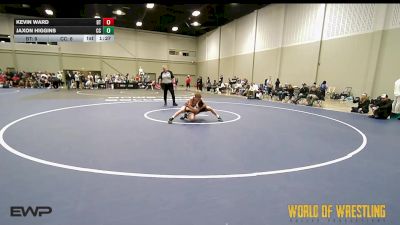 95 lbs 7th Place - Kevin Ward, Best Trained 14U vs Jaxon Higgins, Cajun Cowboys 14U