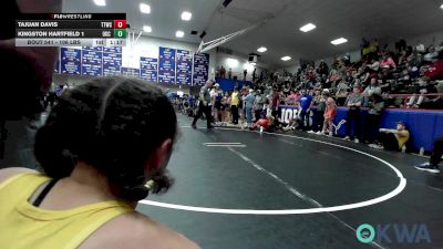 106 lbs Semifinal - Tajuan Davis, Team Tulsa Wrestling Club vs Kingston Hartfield 1, OKC Saints Wrestling