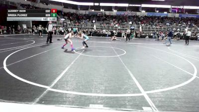 90 lbs Round Of 16 - Audrey Ison, Contenders Wr Ac vs Breea Florez, Hurricane Wr Ac