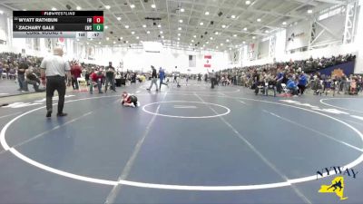 67 lbs Cons. Round 4 - Zachary Gale, LeRoy Wrestling Club vs Wyatt Rathbun, Fulton Wrestling