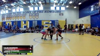 195 lbs Round 2 (8 Team) - Caleb Dickerson, Alpha Dogz Gold vs Landon Fitzwater, OutKast WC